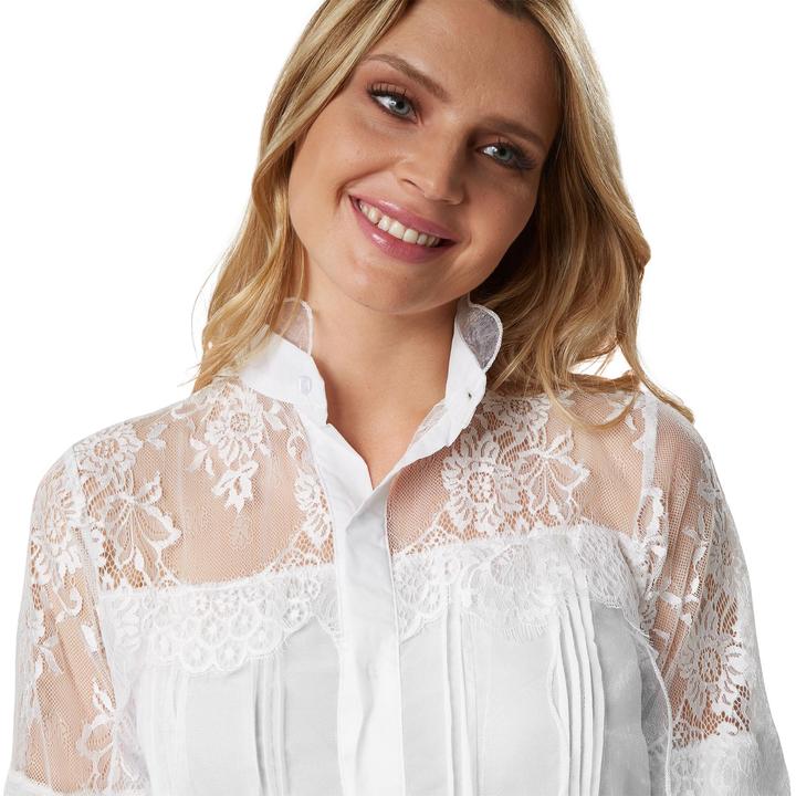 Produktbild tectake Trachtenbluse Lenerl (XXL)