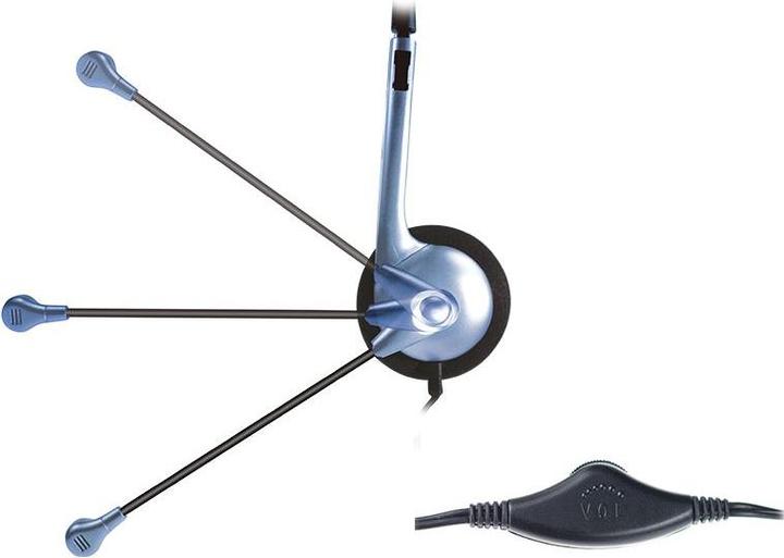 Actual product image Genius HS 02B head set (Cable)