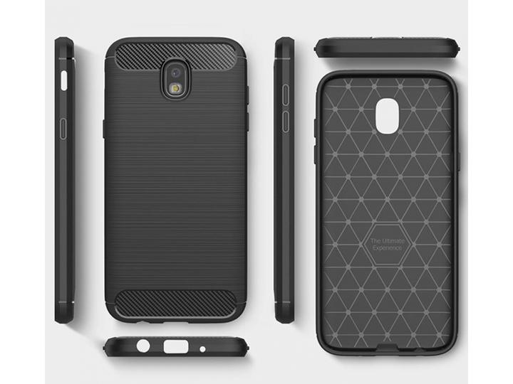 Actual product image Screenguard Samsung Galaxy J5 2017 Cover Carbon Brushed Soft TPU (Samsung Galaxy J5 (2017))