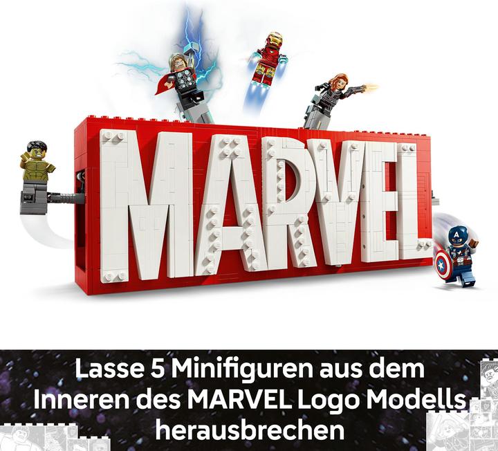 Actual product image LEGO Logo & Minifiguren (76313, LEGO Marvel)