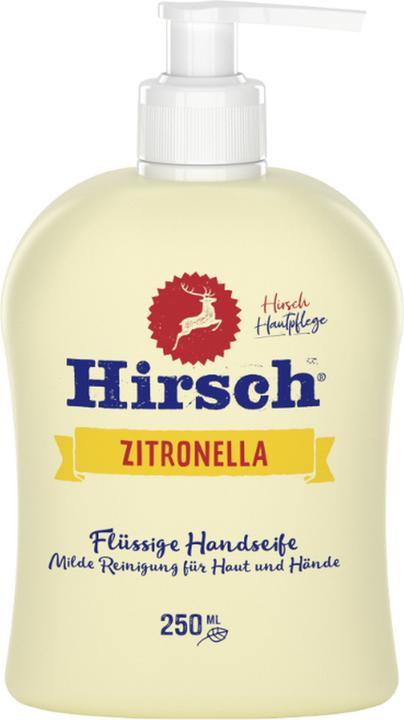 Hirsch Zitronella Flüssigseife Disp 250 ml (Flüssigseife, 250 ml)