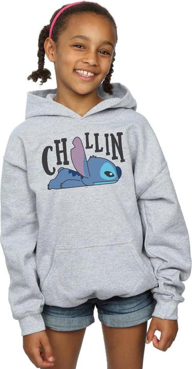 Actual product image Disney Girls Lilo And Stitch Chillin Hoodie (116)
