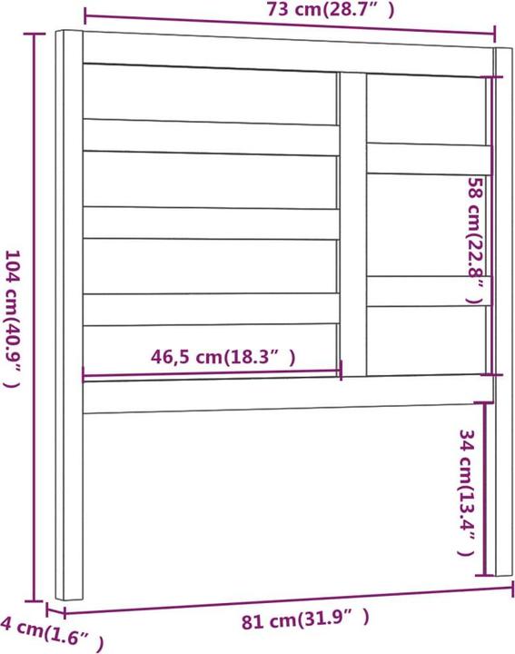 Immagine prodotto VidaXL Edan (96 x 4 x 104 cm)