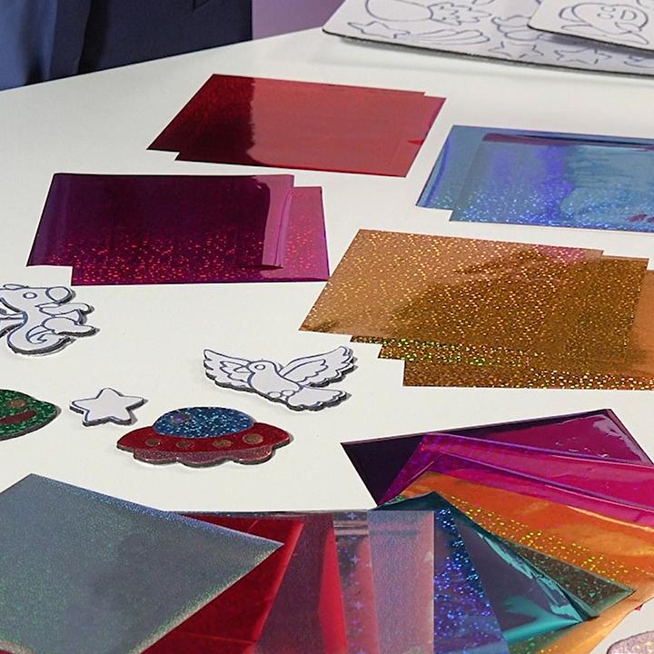 Actual product image Marvin's Magic Marvins Magic - Magic Foil Rainbow Stickers - (MMART001)