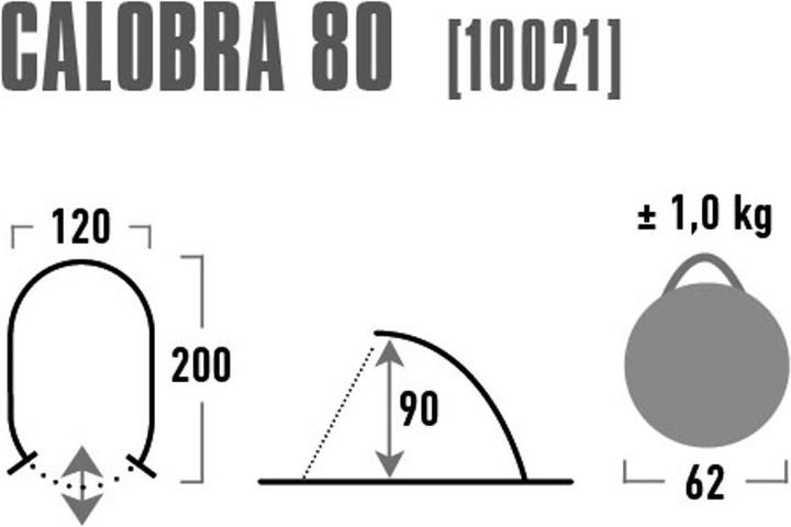 Immagine prodotto High Peak Calobra 80 Beach Shelter (tenda da spiaggia, 1 kg, 1 persona)