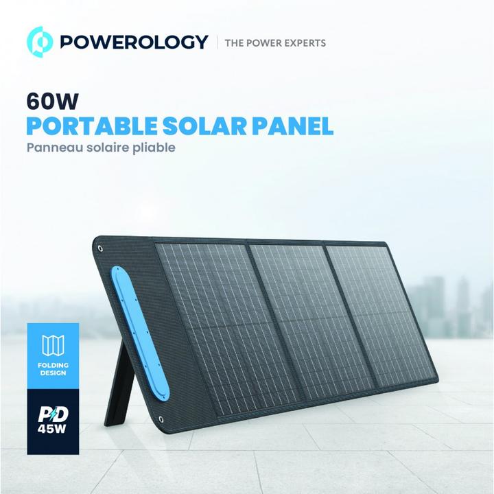 Image du produit Powerology Panneau solaire monocristallin 60W (60 W, 3 kg)