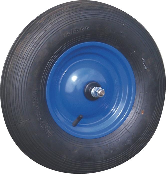 Image du produit müba Roue D.400x100 LxlxHmm avec roulement à billes et axe