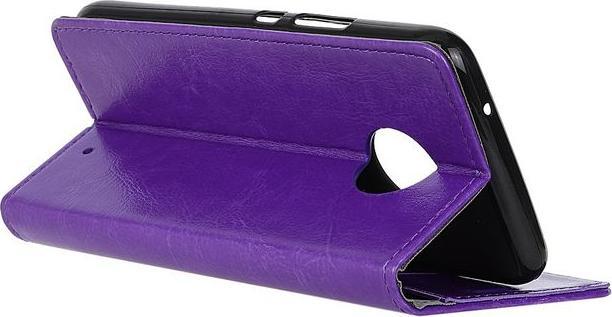 Image du produit MU Classic Crazy Horse Couverture cuir Bookcover Housse (Motorola Moto X4)