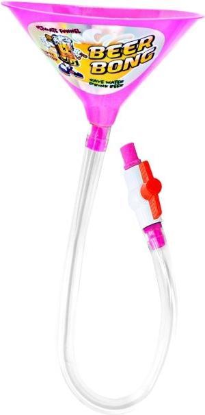 Image du produit Widmann Bong à bière rose avec valve Jeu à boire