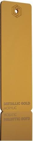 Produktbild flux Acrylglasplatte - Beamo - Metallic Gold (21 cm, 30 cm)