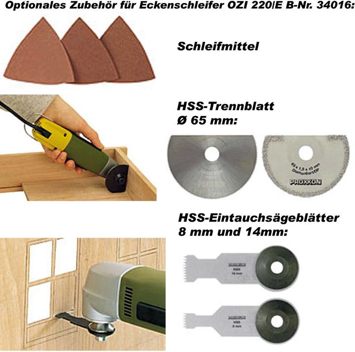 Immagine prodotto Proxxon Ozi/E (Smerigliatrice a delta, 80 W)