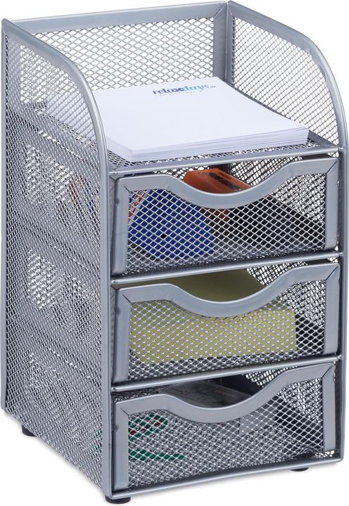 Image du produit Relaxdays Organiseur de bureau 3 tiroirs