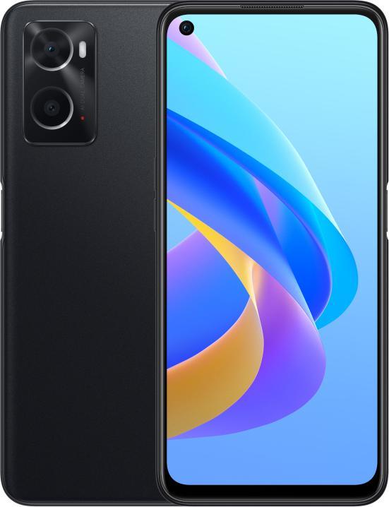 Produktbild OPPO A76 (128 GB, Glowing Black, 6.56", Dual SIM, 13 Mpx, 4G)