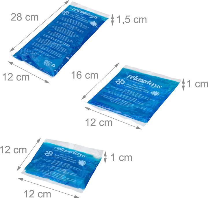 Immagine prodotto Relaxdays 5x gel compressi (5 x, 1140 g)
