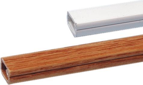 Image du produit Saint-Genis Goulottes de câblage, 12 x 7mm, 2m, marron (Conduit, 200 cm)