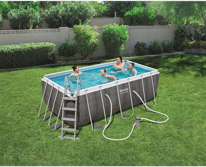 Immagine prodotto Bestway Piscina rettangolare con telaio di alimentazione (412 x 201 x 122 cm)