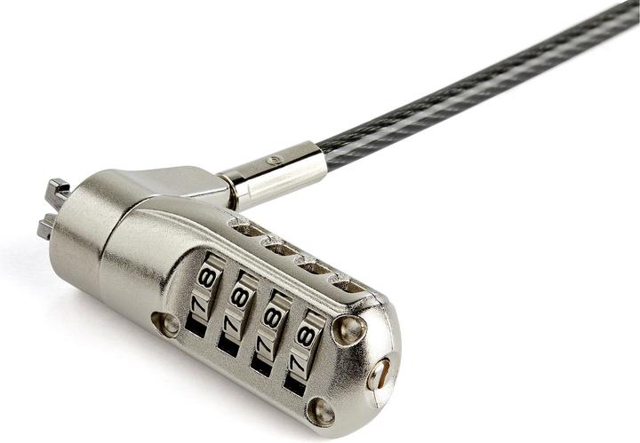 Immagine prodotto StarTech LTLOCKNANO lucchetto per laptop (cavo da 2 m, Nano lock, combinazione selezionabile individualmente)