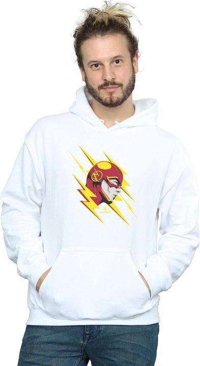 Actual product image Mens The Flash Lightning Portrait Hoodie (S)