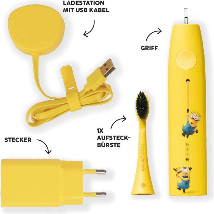 Actual product image happybrush Sonic toothbrush Minion ECO V3 (Sonic toothbrush)