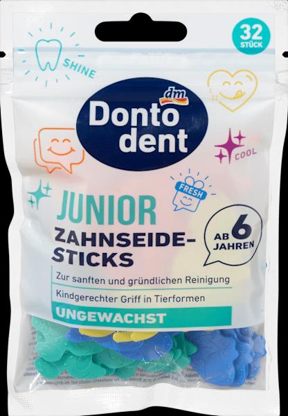 Produktbild dm Dontodent Zahnseidesticks Junior