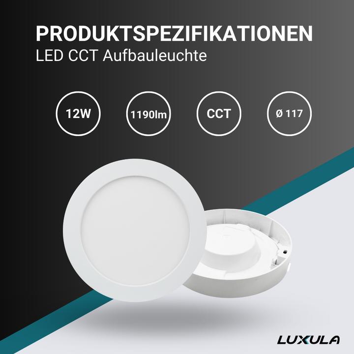 Produktbild Luxula LED CCT Aufbauleuchte (1190 lm)