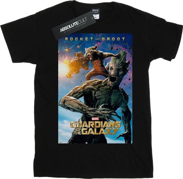 Produktbild Guardians Of The Galaxy Rocket And Groot Poster TShirt (M)
