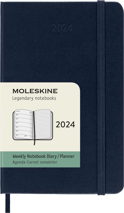 Moleskine Agenda de poche Weekly (9 x 14 cm, Couverture rigide, Anglais)