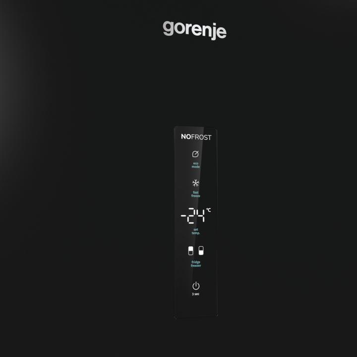 Actual product image Gorenje Kühl-Gefrierkombi NK79B0DBK bk B (Speditionsversand) (326 l)