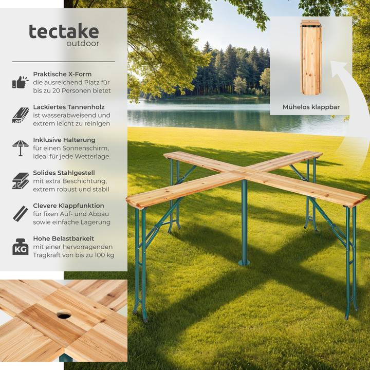 Immagine prodotto tectake Quattro (241 cm)