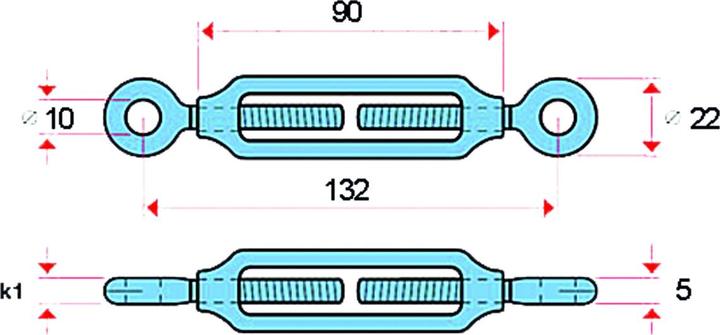 Actual product image Jakob Clamping screws, thread M 6 stainless steel (1 Screws per piece)