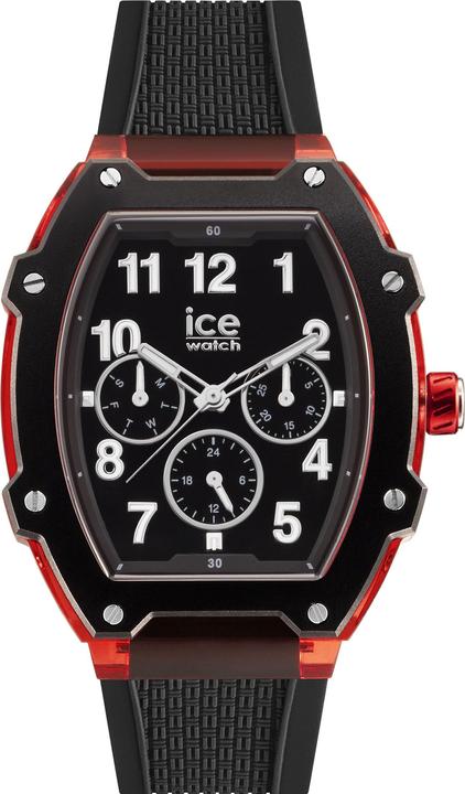 ICE Watch Ice Boliday Noir Rouge Plastique (Montre analogique, 40 mm)