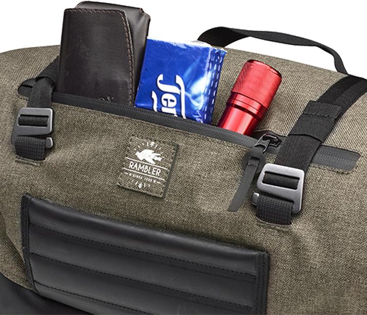 Actual product image Kappa RB101 Hecktasche olive 26L (26 l, Saddle bag)