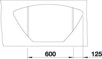 Produktbild Blanco Zia 9 E (Einbauspüle, 51 cm, 93 cm)
