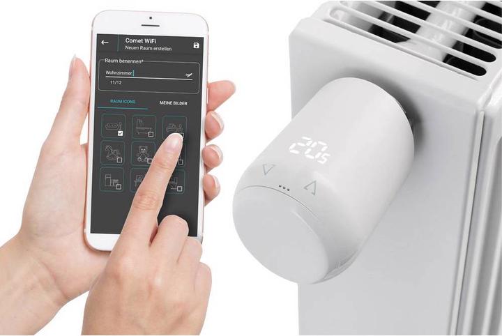 Image du produit Eurotronic 700223 Comet WiFi Kit thermostat de radiateur électronique 2 pièces