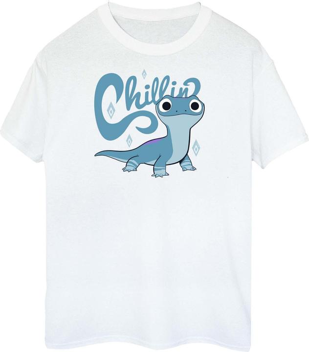 Actual product image Disney Womens/Ladies Frozen 2 Salamander Bruni Tough Cotton Boyfriend T-Shirt (4XL)