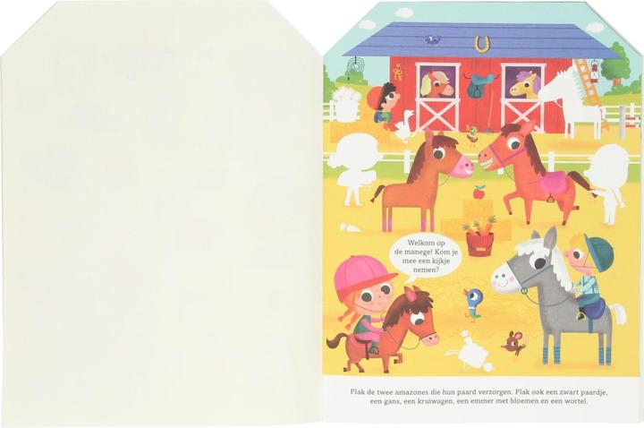 Actual product image Add and colour in horses and ponies