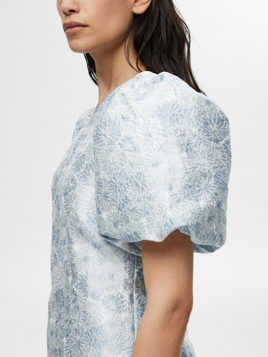 Produktbild Selected Femme Geblümtes Jacquard Minikleid (36)