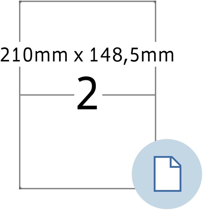 Actual product image HERMA Weatherproof shipping labels A4