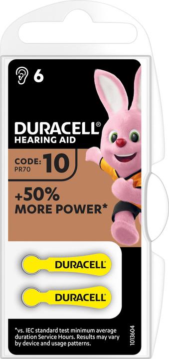 Actual product image Duracell Electronics Easy Tab (6 pcs., PR70, 90 mAh)