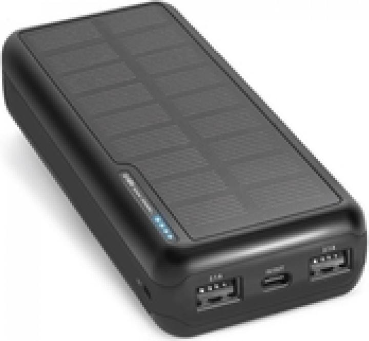 SBS Powerbank with Solar Panel (20000 mAh, 0.90 W, 74 Wh)