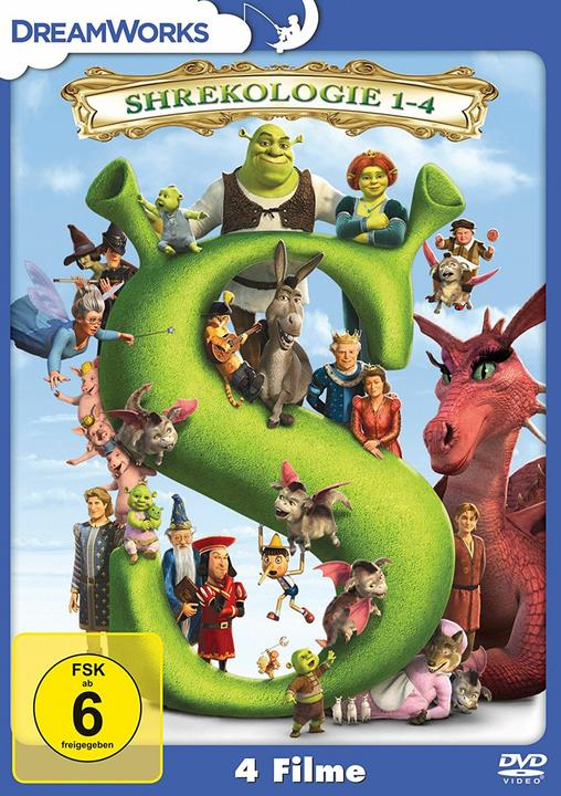 Shrekologie 1-4 (DVD, 2018, Allemand)