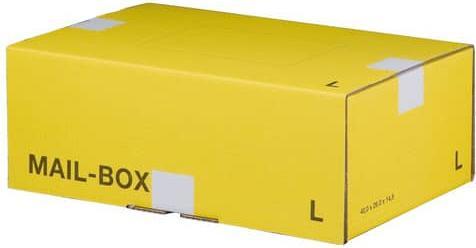Actual product image Smartboxpro MAIL BOX parcel shipping box, size: L, yellow (1 x)