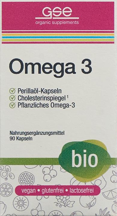 Image du produit GSE Oméga 3 huile de périlla bio caps (90 pièce(s), Capsules, 192 g)