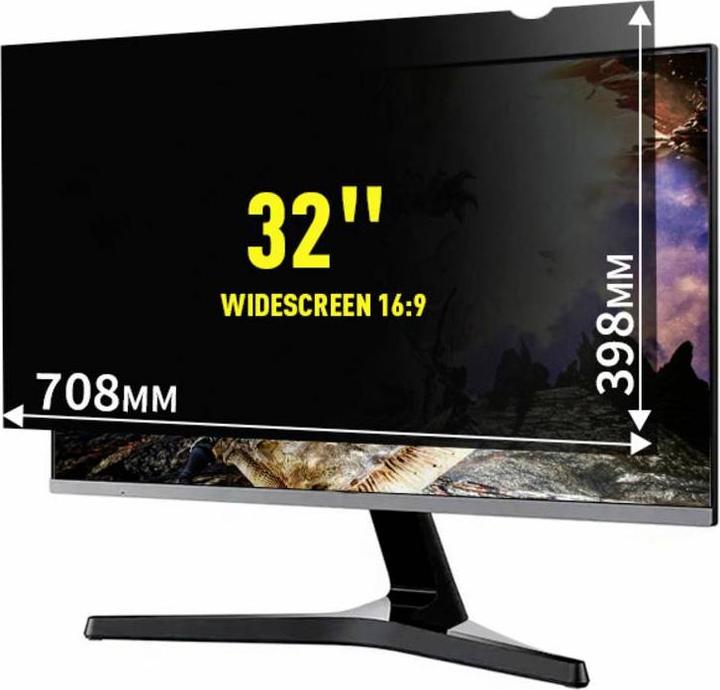 Actual product image Renkforce RF-MPSABL-032 Privacy Film 81,3cm (32 ) Aspect Ratio: 16:9 RF-6026100 Suitable for Model (32.01", 16 : 9)