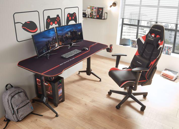 Produktbild DXRacer Gaming chair P Series PF188-NRW Gaming Chair, black-red-white