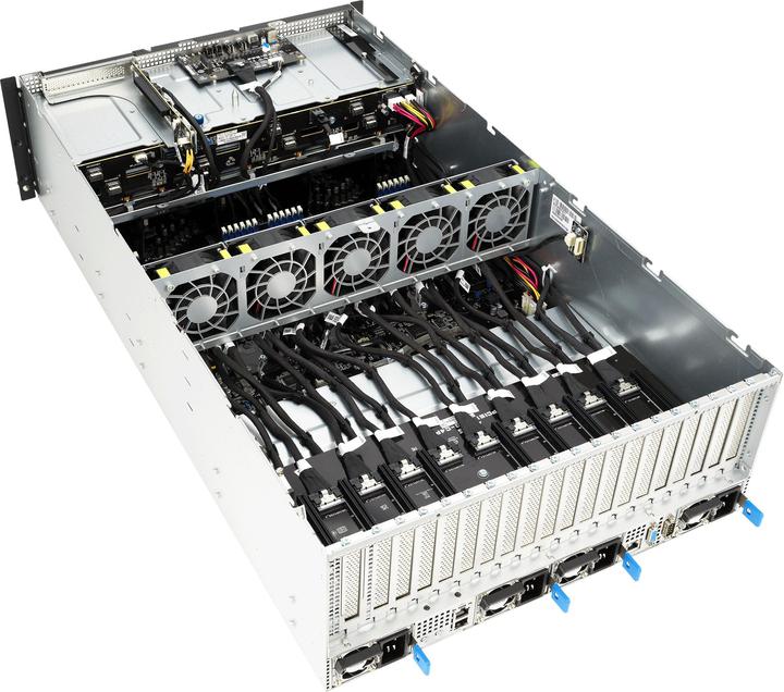 Actual product image ASUS Server BAB ESC8000A-E12-SKU2/10G/3kW(2+2)/2 PCIe/2 NVMe