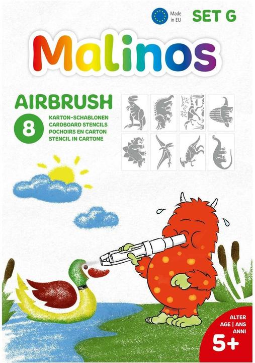 Actual product image Malinos Blopens stencils A5