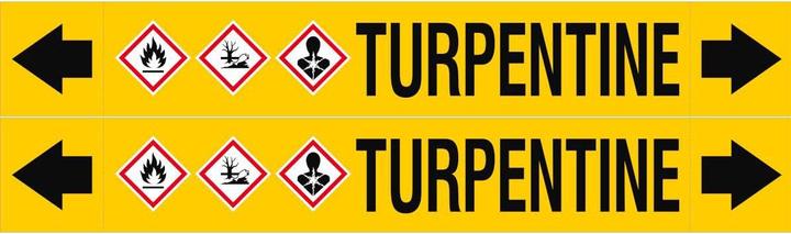 Actual product image Brady ASME - Pipe markers - Turpentine