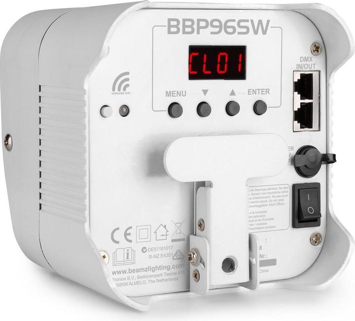 Immagine prodotto BeamZ Faretto da terra BBP96SW Uplight Par bianco (LED)