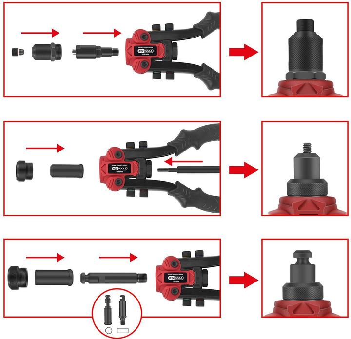 Produktbild KS Tools Nietzangen-Satz